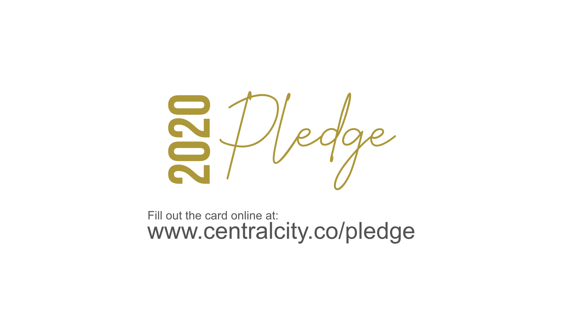 2020 Pledge