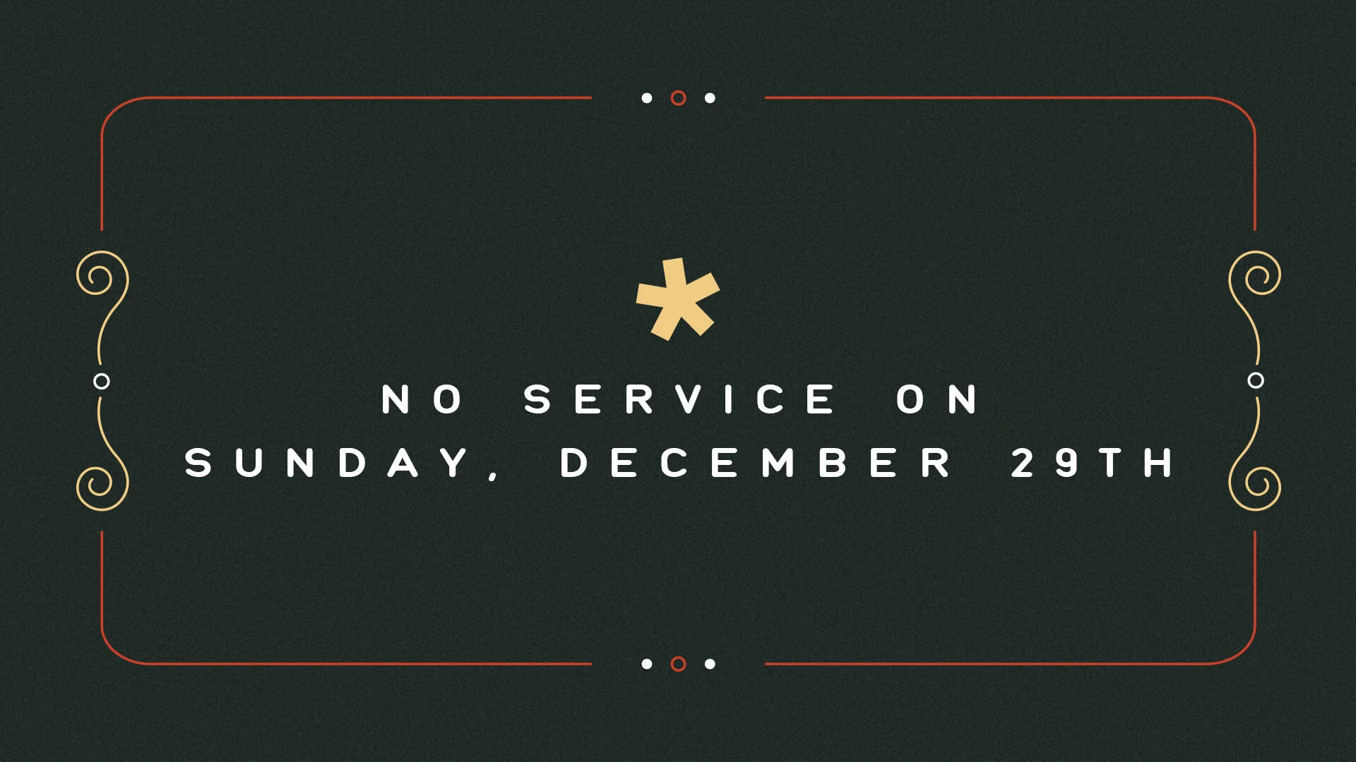 VIDEO - No Service December 29th