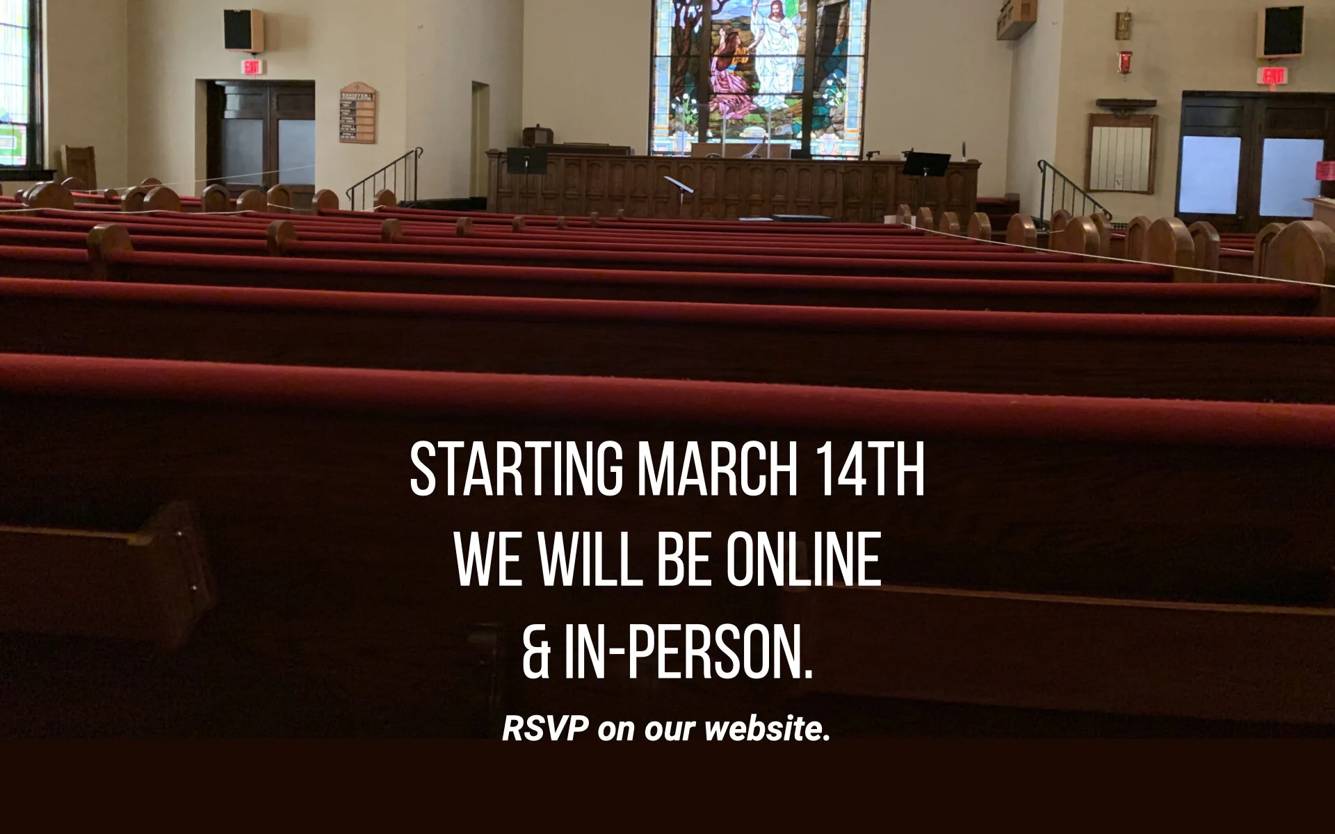 Register for In-person worship