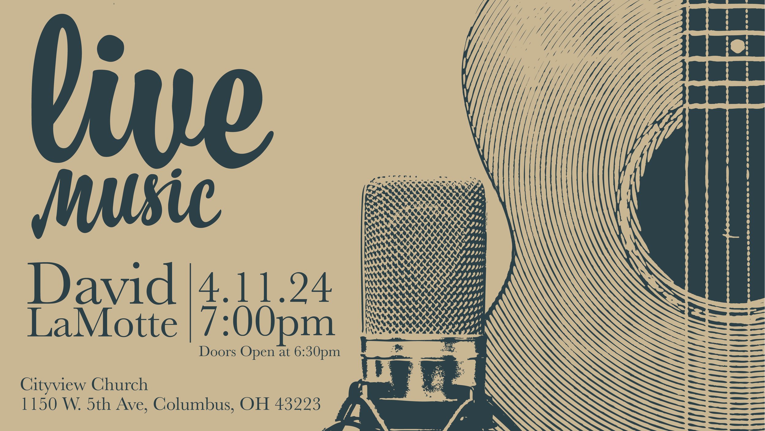 An Evening With David LaMotte - April 11th