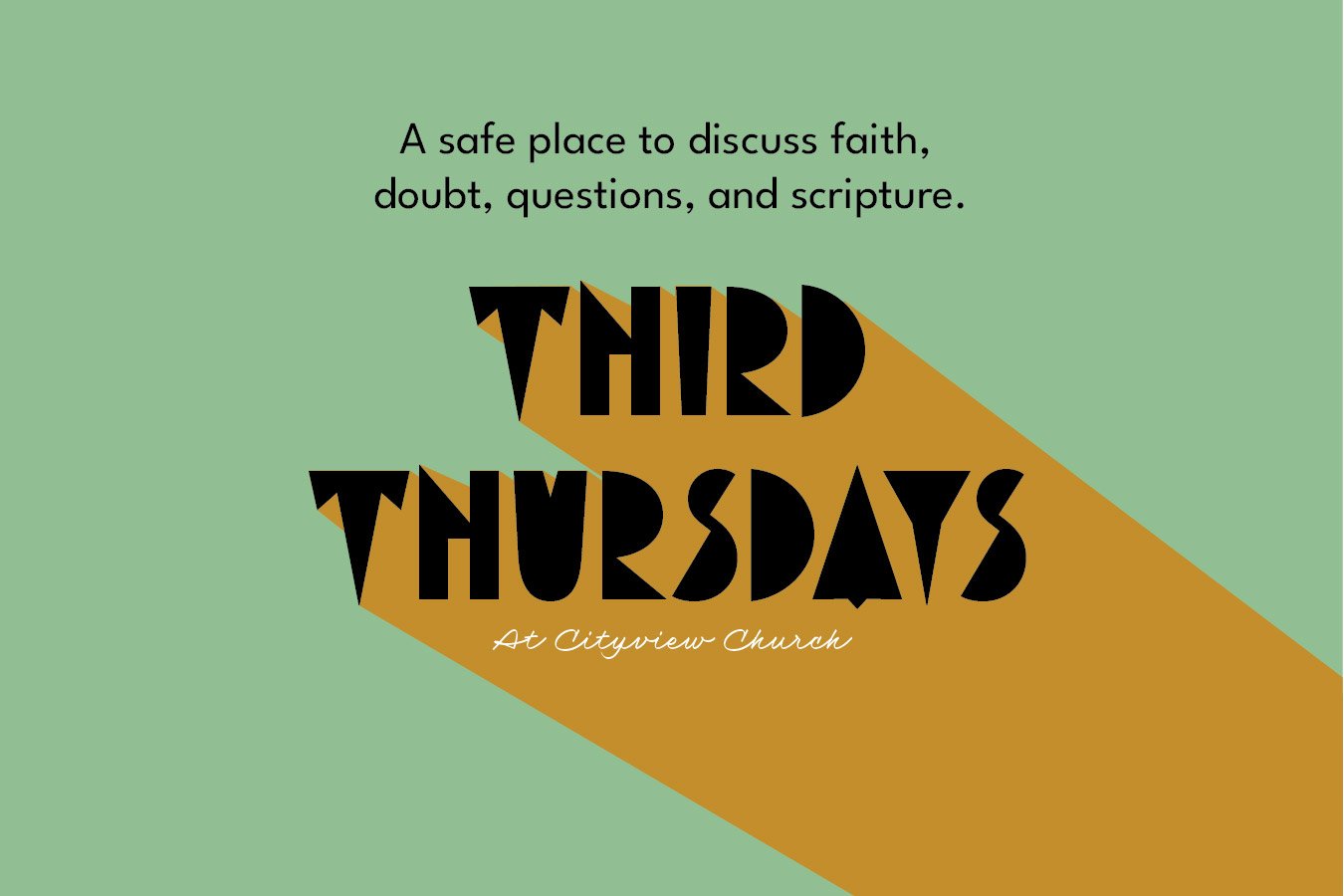 Third Thursdays: A Safe Place to Discuss