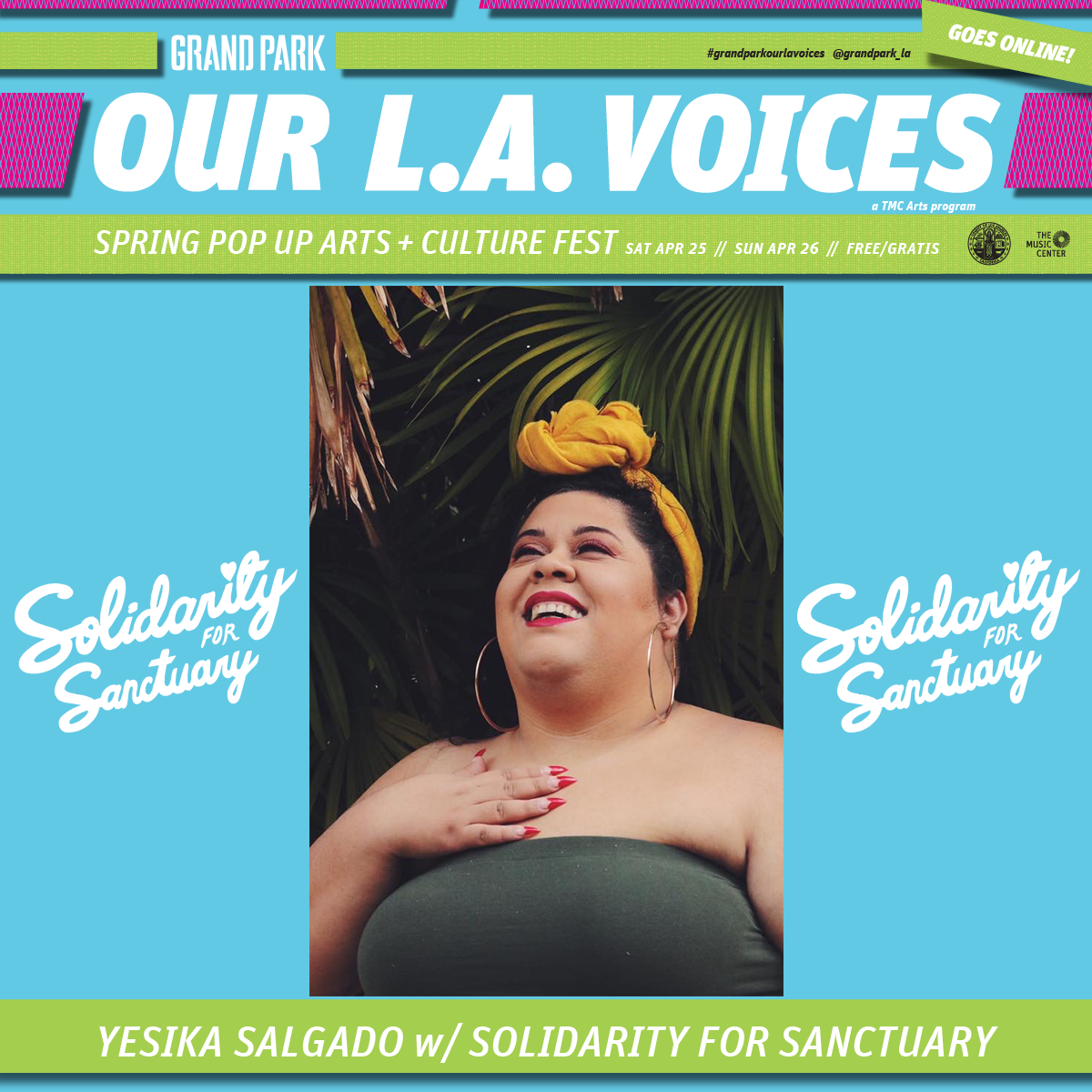   Activity title:   Poetry sharing with Yesika Salgado Presented by Solidarity for Sanctuary           Activity description:  Yesika Salgado sharing about personal growth and manifestation through writing and celebration of self. The goal was to get 
