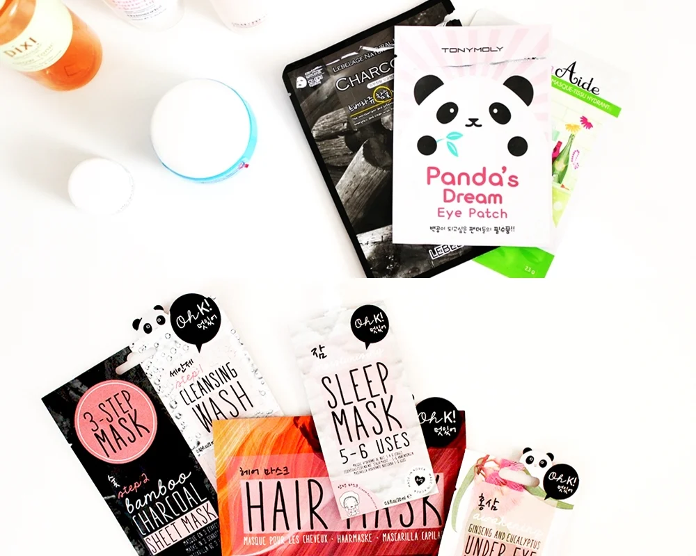 The Gift Guide For Skincare Lovers stocking fillers and secret santas. Sheet masks.