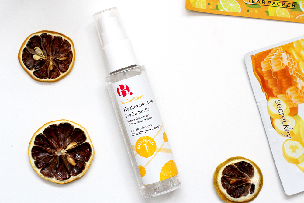 Quick skincare pick me ups for the person with a busy routine. From in shower face masks to hydrating face mists on the go. Superdrug Hyaluronic Facial Spritz