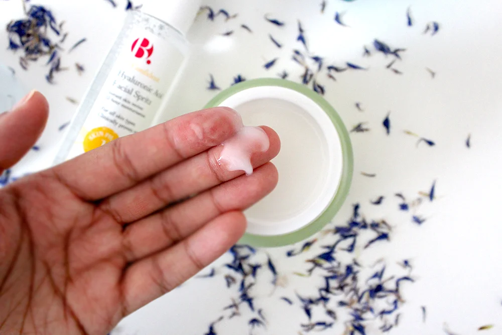 Quick skincare pick me ups for the person with a busy routine. From in shower face masks to hydrating face mists on the go. B Radiant overnight mask