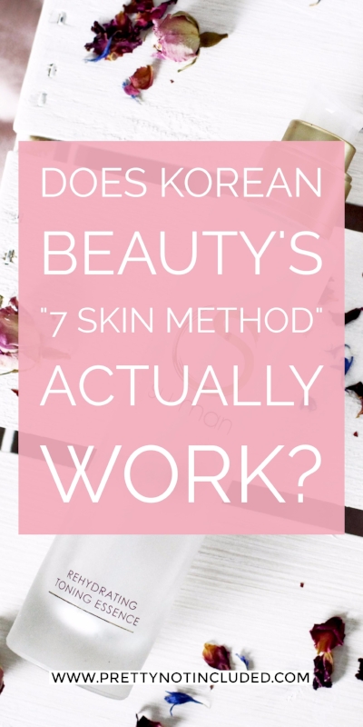 Trying the 7 Skin Method For Super Hydrated And Dewy Skin. Another trick from the Korean beauty world that utillises the efforts of essences.
