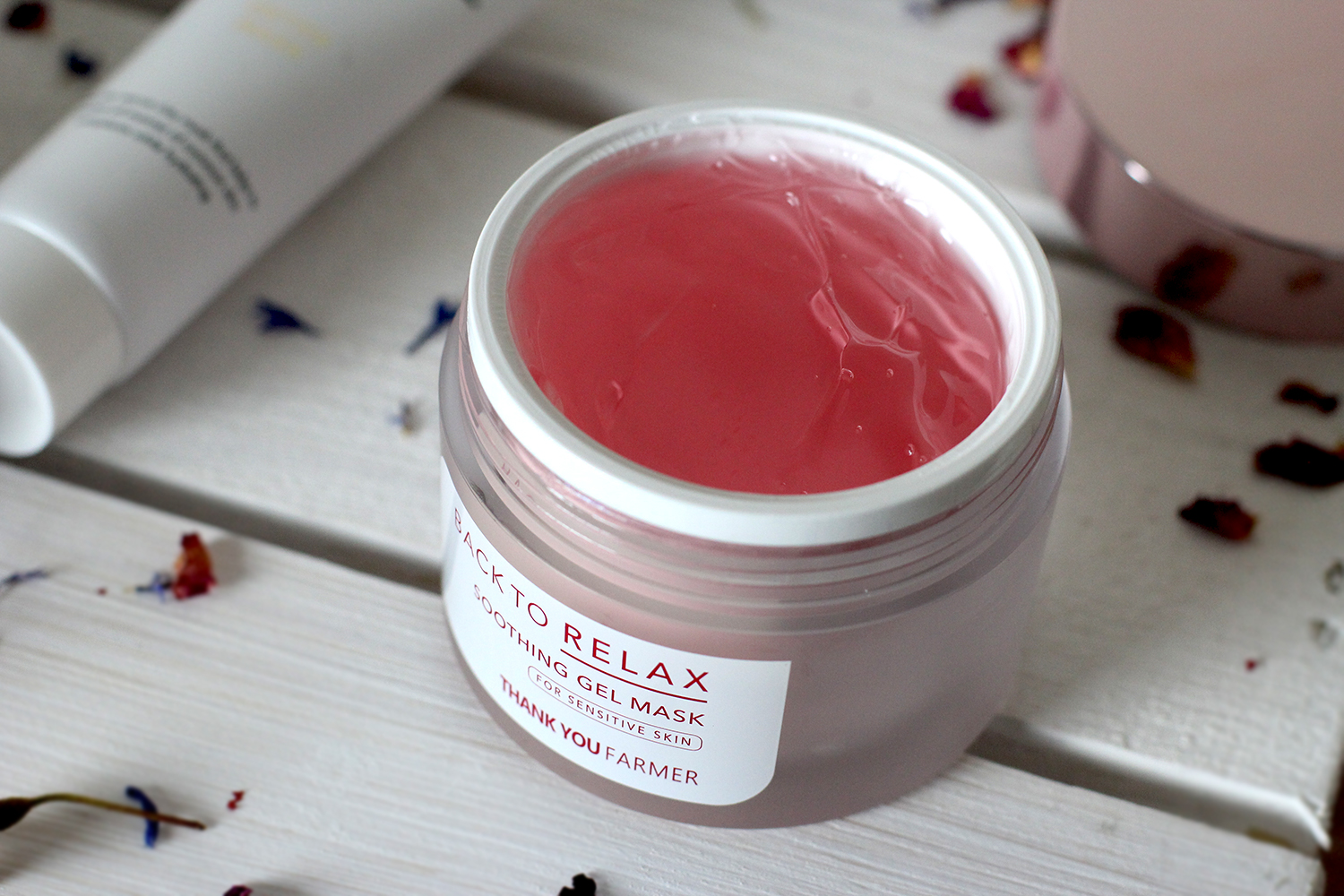 Four Amazing Face Masks From Brands You May Not Have Heard Of | thank you farmer back to relax gel mask