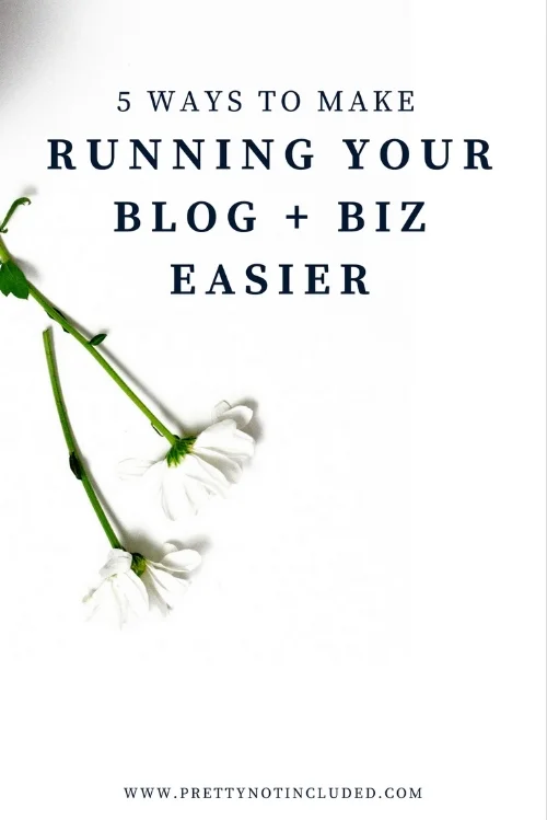 5 ways to make running your blog or biz easier. From automation tools like Tailwind and Buffer to the best free photo editing apps, virtual editors and unique stock photography. 