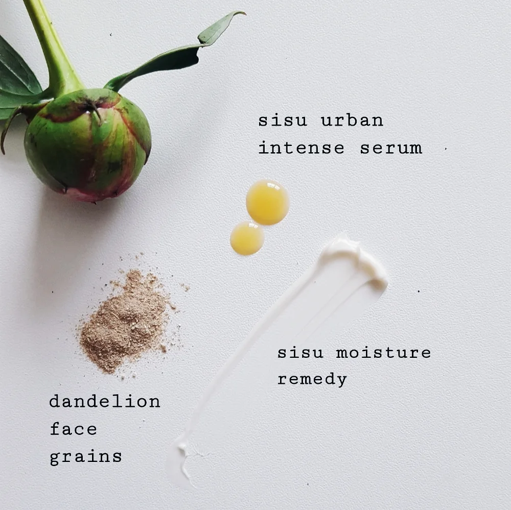 skincare favourites face grains, serum, lumene, aster and bay, sisu