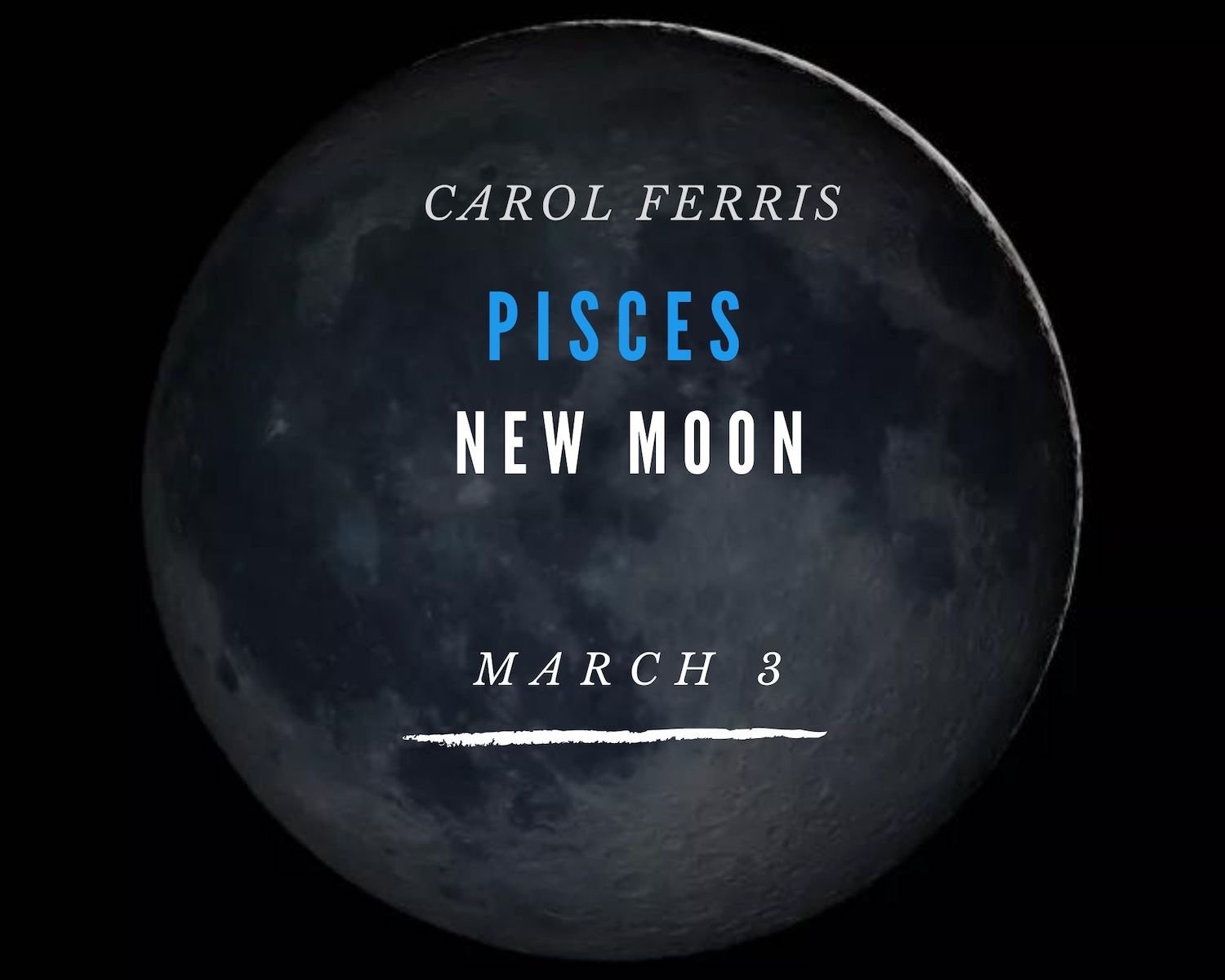 New Moon In Pisces With Carol Ferris — The Salomé Institute Of Jungian  Studies