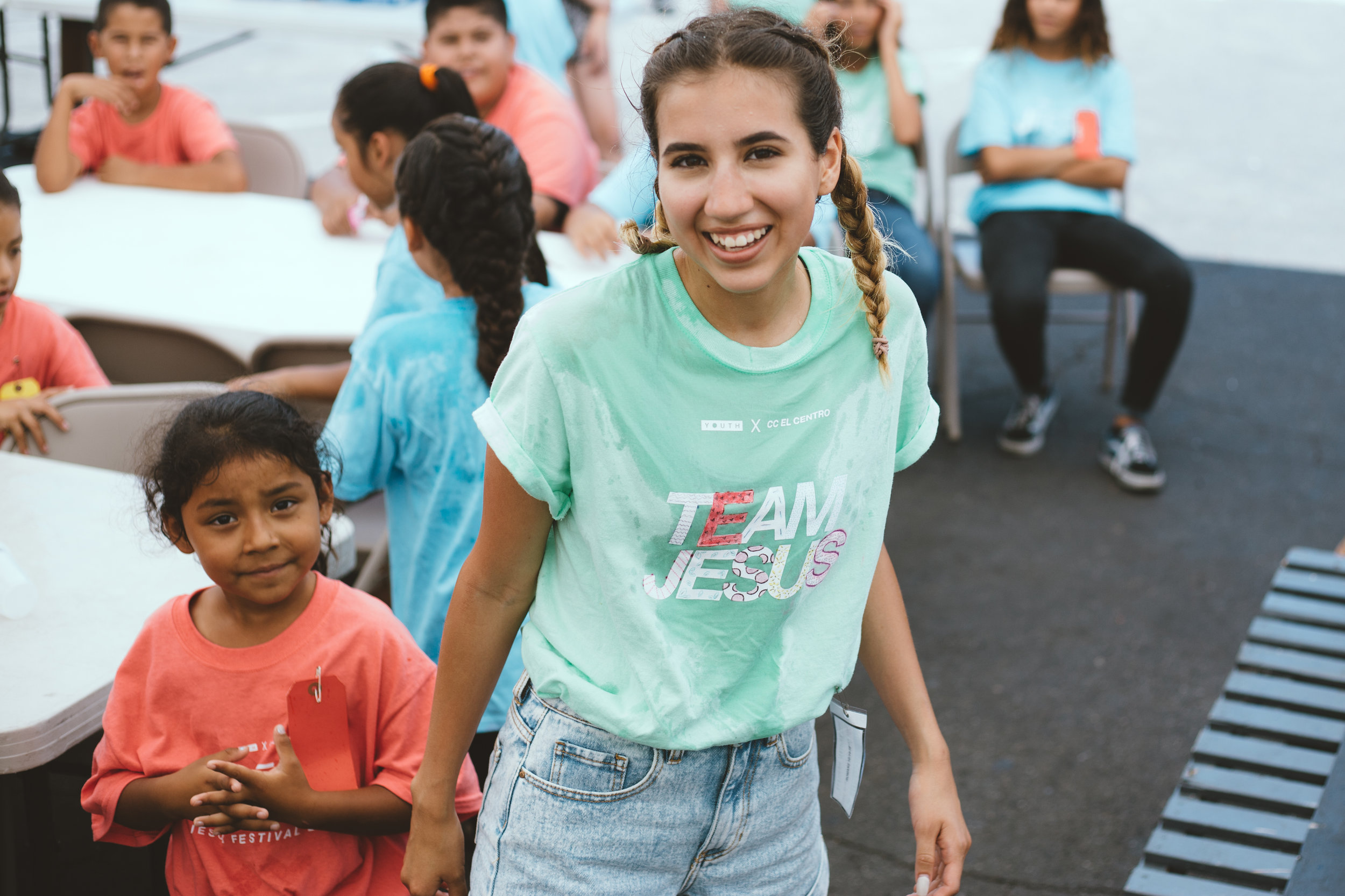 Kristen, tasked with leading the Game station, excelled at making sure the kids had fun all week long.