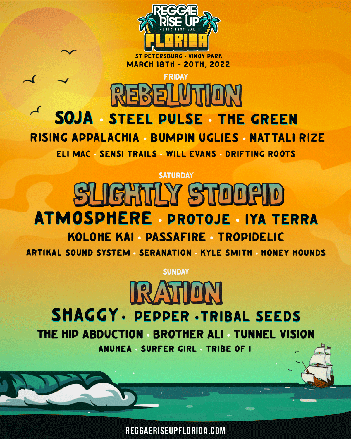 Reggae Rise Up Florida Festival 2022