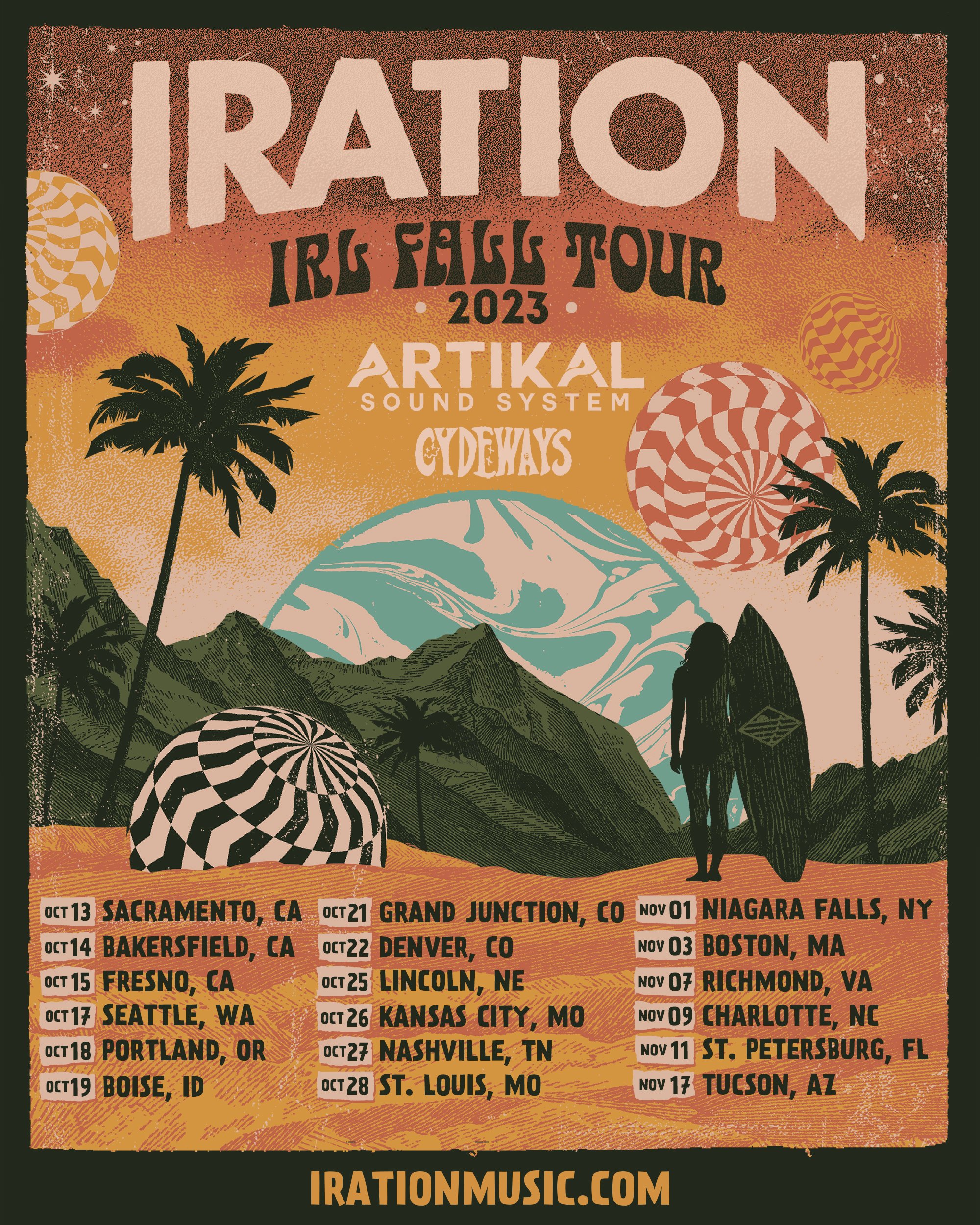 iration fall tour 2023