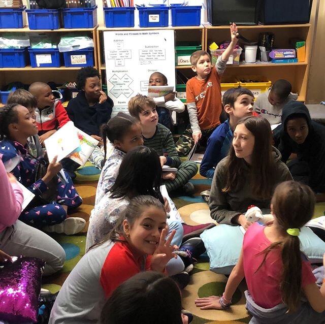 World Read Aloud Day at PS 125! I Am Peace. Shout out to Behind the Book and Jo Umans!