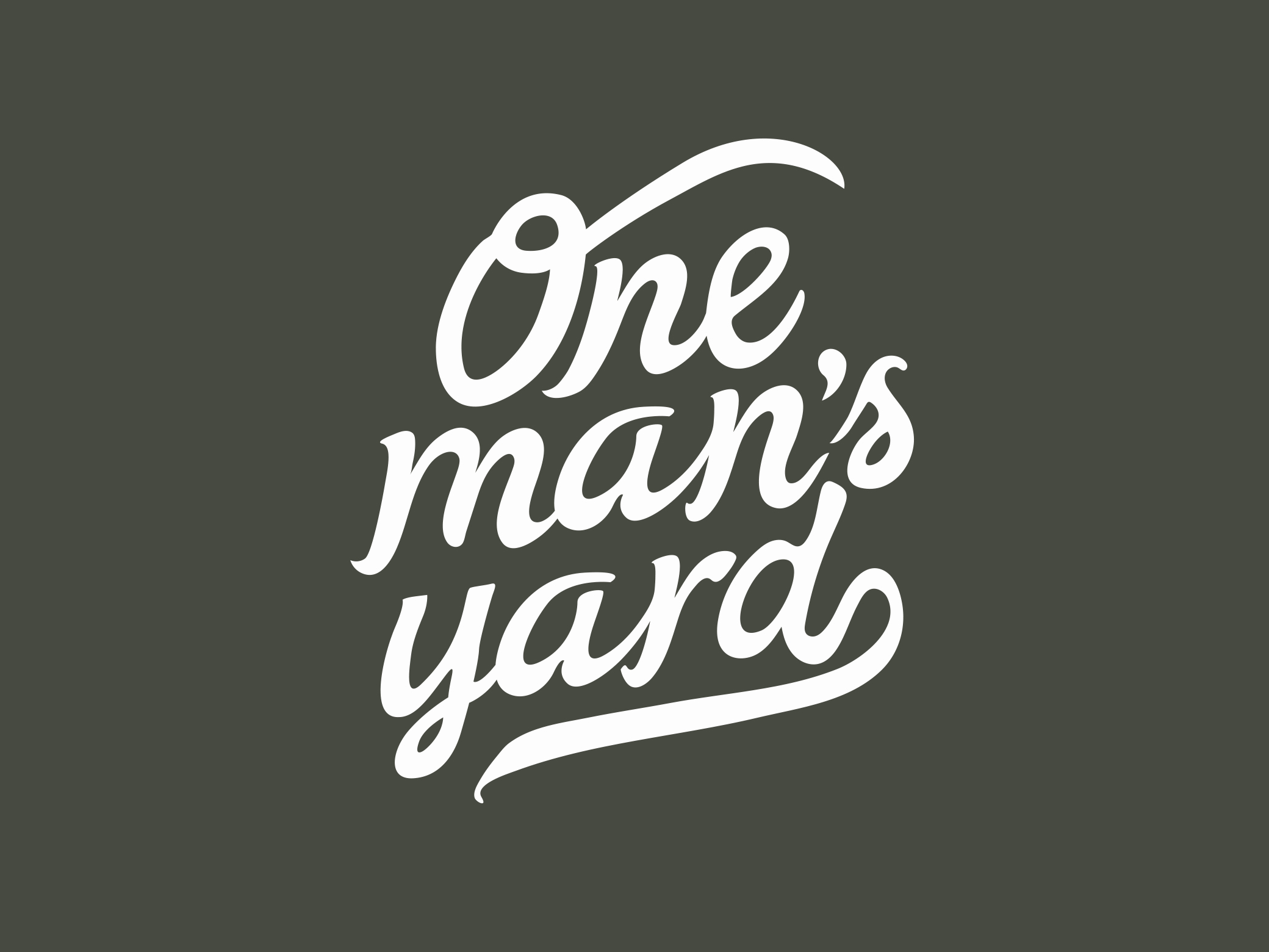 One Man's Yard Logo