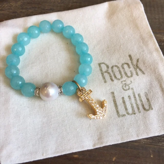 Rock & Lulu Anchor Bracelet