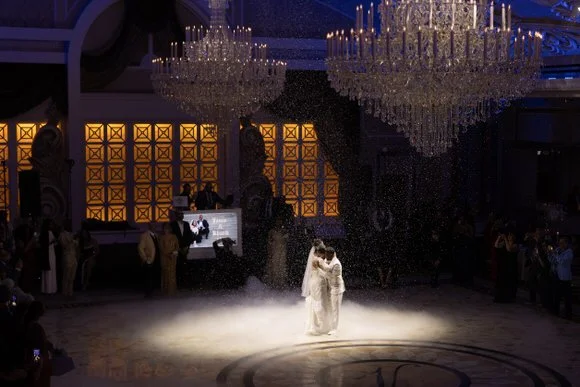 The Venetian wedding photos in the ballroom at The Venetian wedding venue in Garfield, NJ.