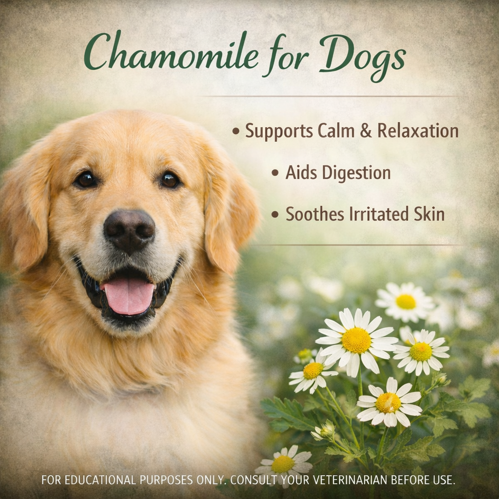 Using Herbs with Canines: Chamomile