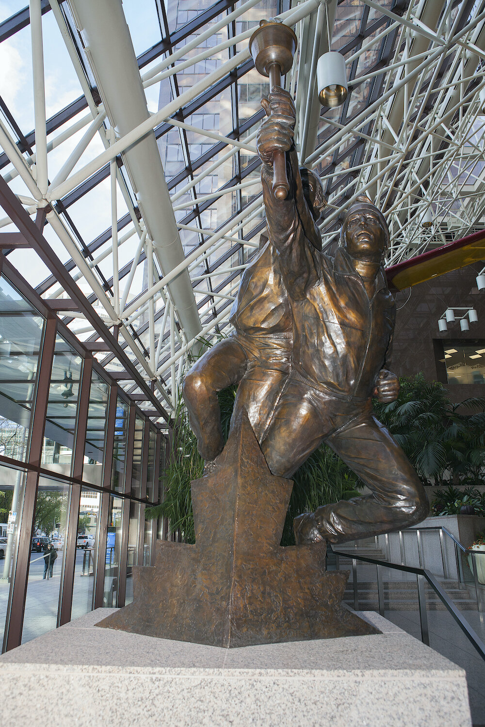 Winter Olympics 1988. Bronze Sculpture 