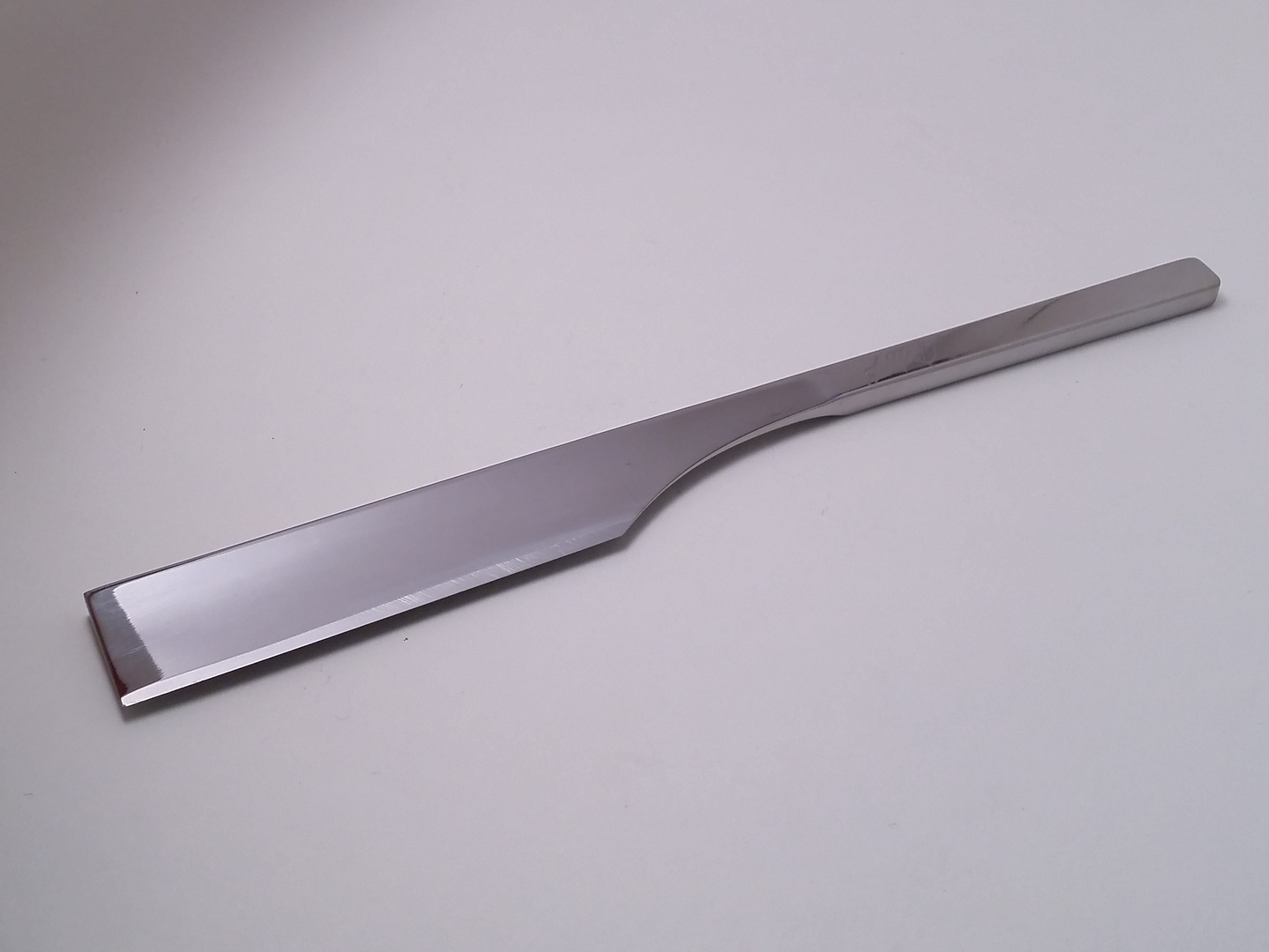 This High Carbon Kamisori Razor by JMG Steelworks is made by hand in Sacramento, CA. Based on the calculations found here , it’s $282 purchase price pays for itself in less than a year of usage, and this blade — like those of nearly all straight razors — is designed to last for generations.