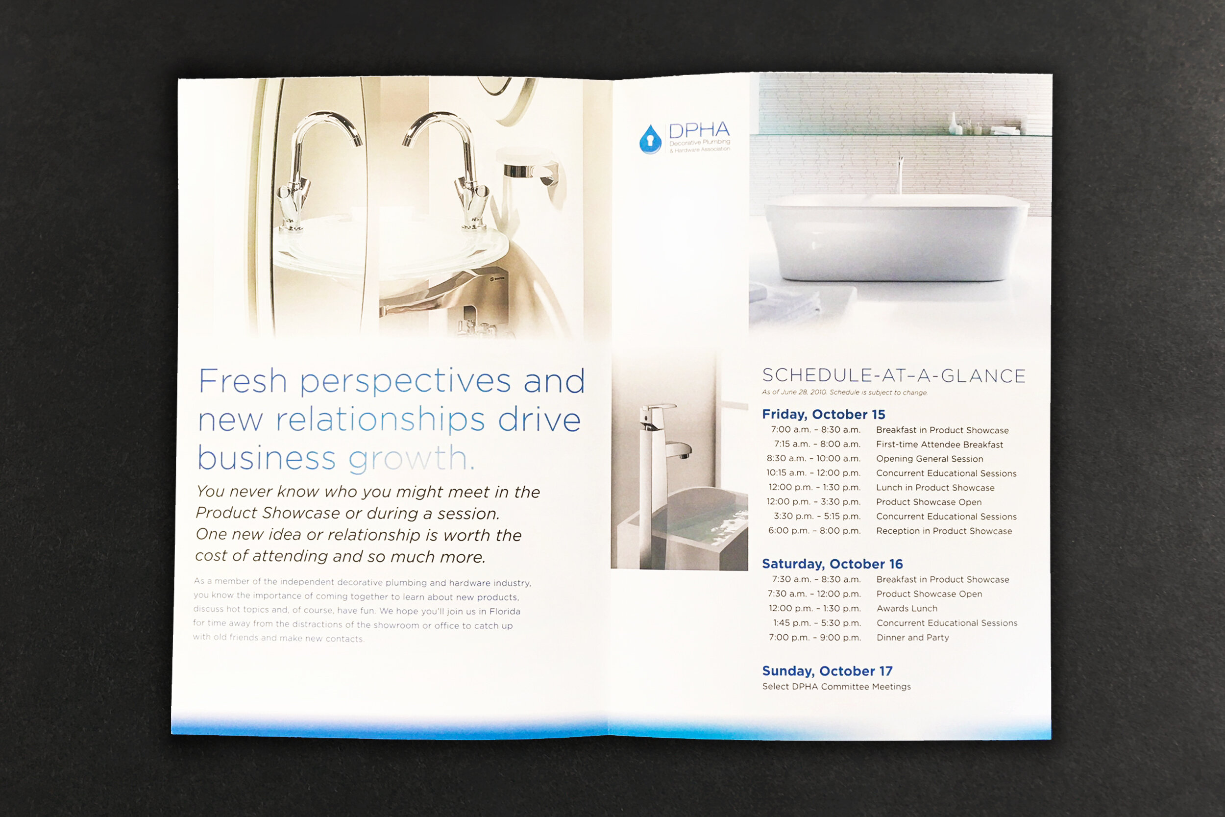 DPHA 2010 Conference Program Mailer