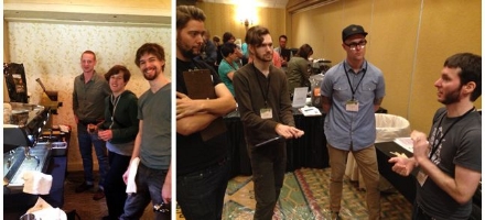 There are so many , but my favorite it Barista Camp. I try to go at least once a year. Photo credit: Joe Van Gogh company update after their 2013 trip .