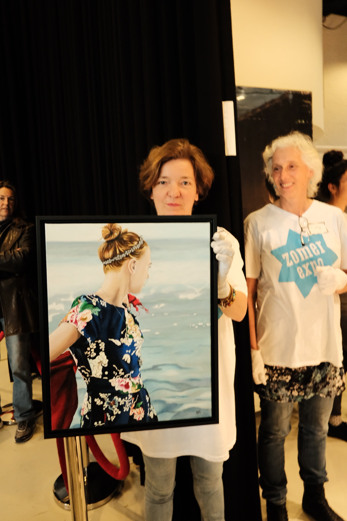 My painting "Oceans at her Feet" has been selected!