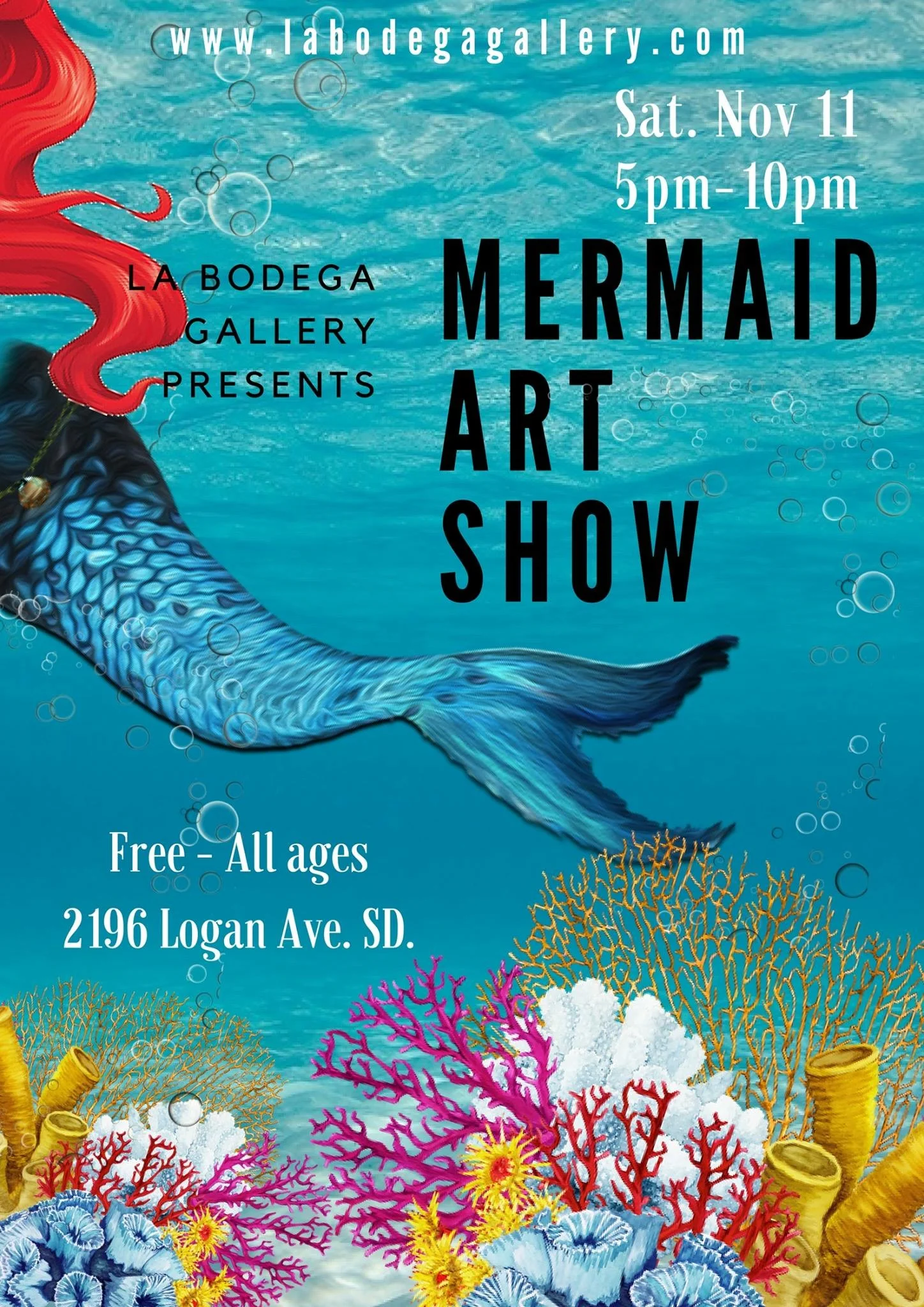 Mermaid Art Show Labodega Gallery