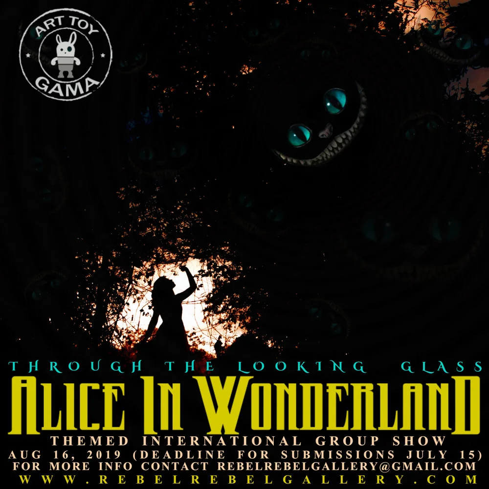"Through the Looking Glass: Alice in Wonderland" Group Show Rebel Rebel Gallery