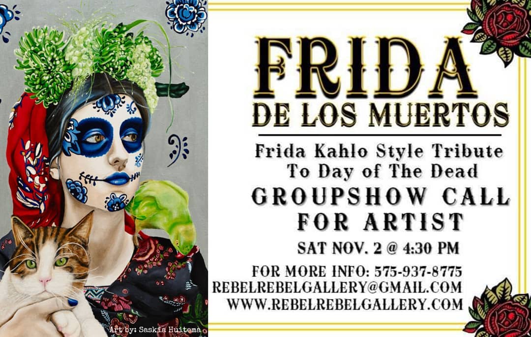Frida de Los muertos- Group Show at Rebel Rebel Gallery
