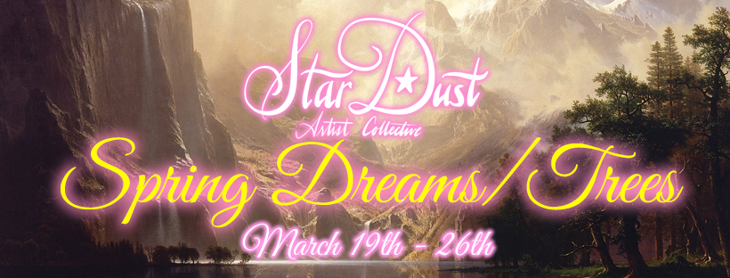 Spring Dreams / Trees- Art Auction at Star Dust Art Collective 