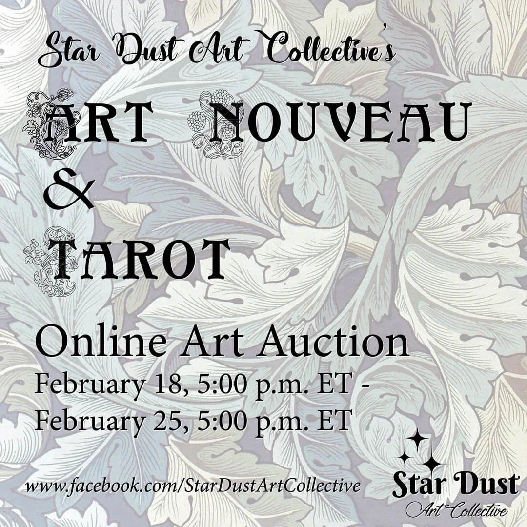 Auction 'Art Nouveau/ Tarot'  Star Dust Art Collective