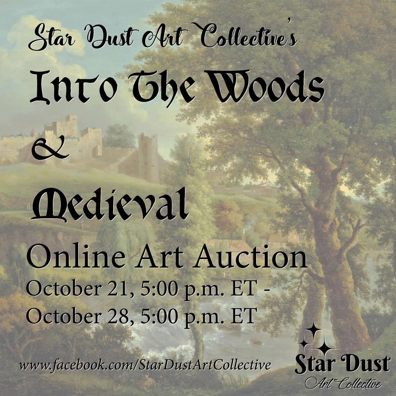 Auction 'Into the Woods/ Medieval' Star Dust Art Collective 