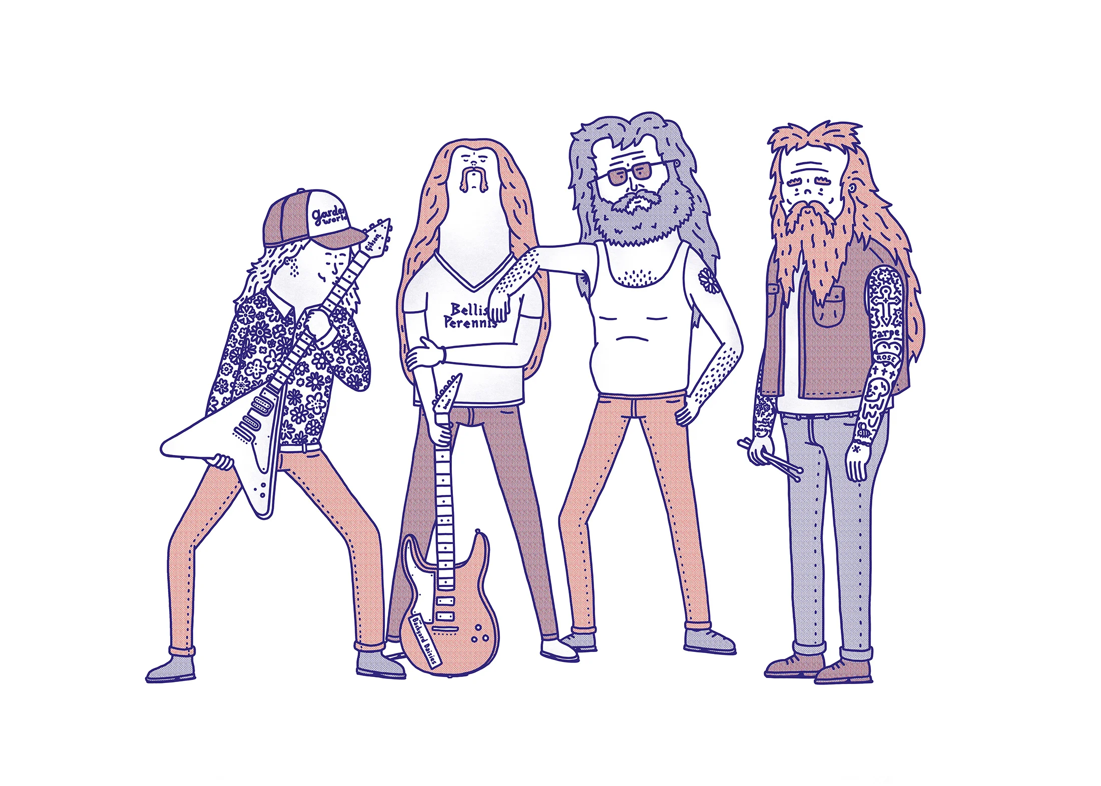 The Backyard Daisies play beautiful mellow dad rock.