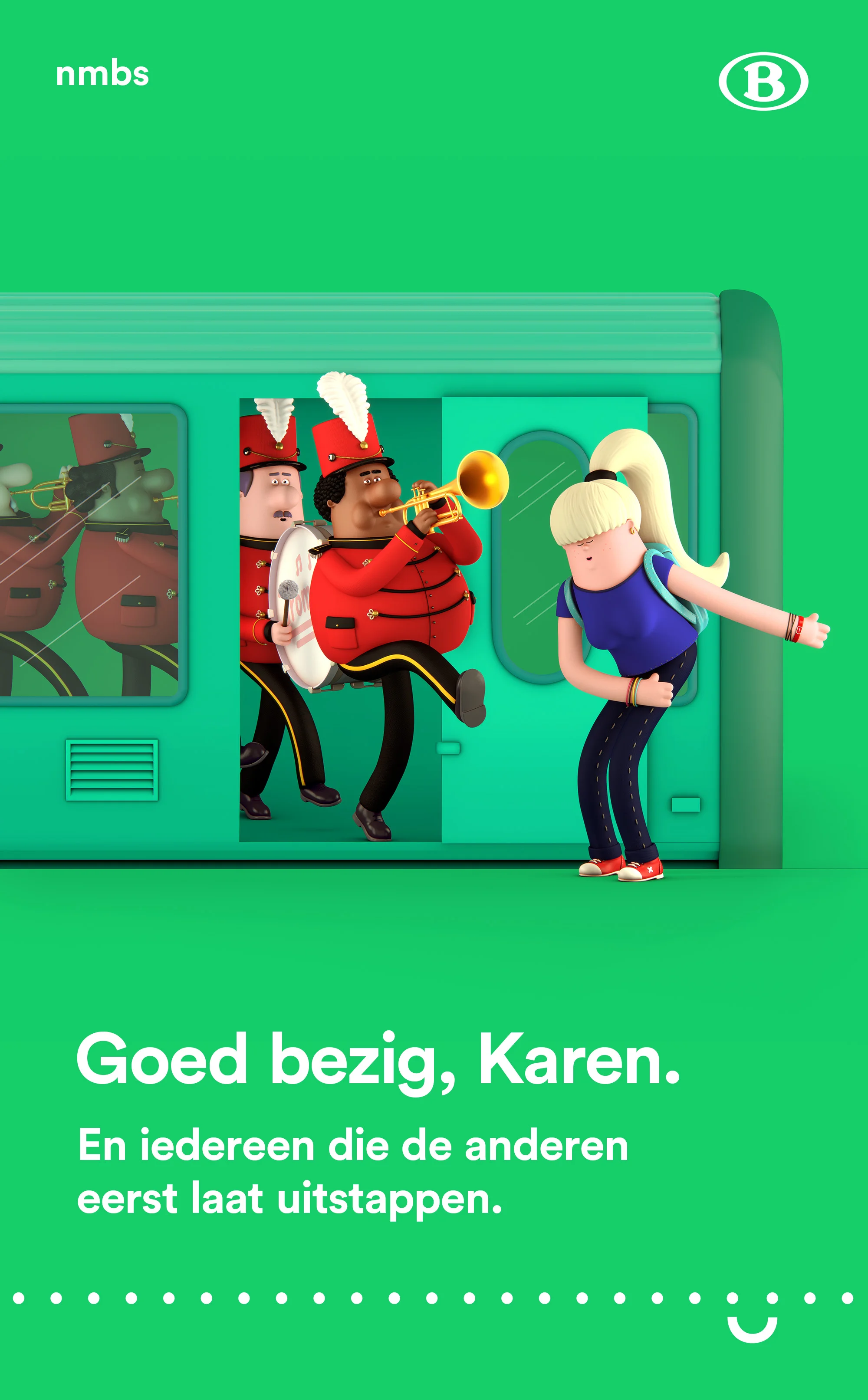 "Thanks Karen. And everyone who lets the others get out first.