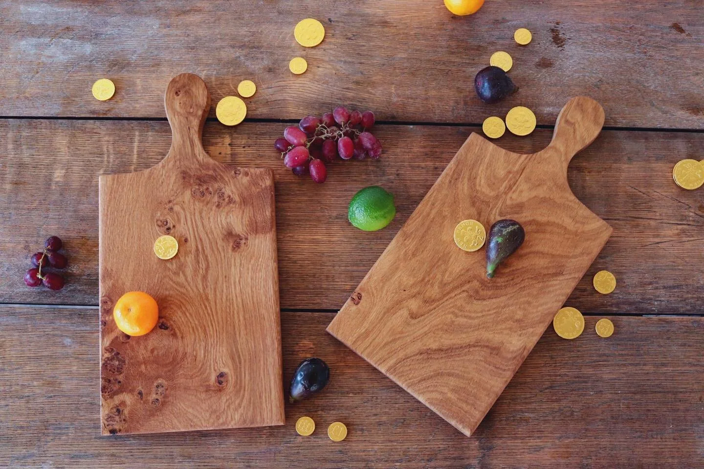 *Long post alert*
Beautiful oak, with its swirly grains and ancient symbolism. 

In the British Isles ancient druids used to worship the oak tree, and also the mistletoe that grows most commonly in oaks. 
Saint Boniface was a Christian monk and missi