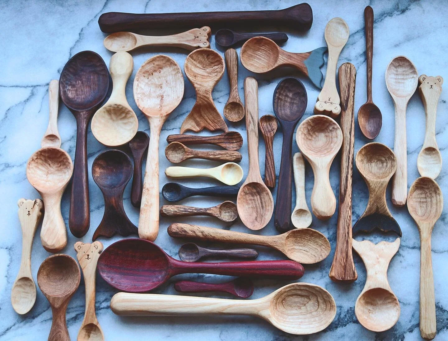 Lots of spoons now restocked in the shop! I&rsquo;m taking part in @craftyfoxmarket and @nativemakers - the joys of the internet mean I can be doing two at once. There are so many great artists and makers taking part. I recommend heading to their web