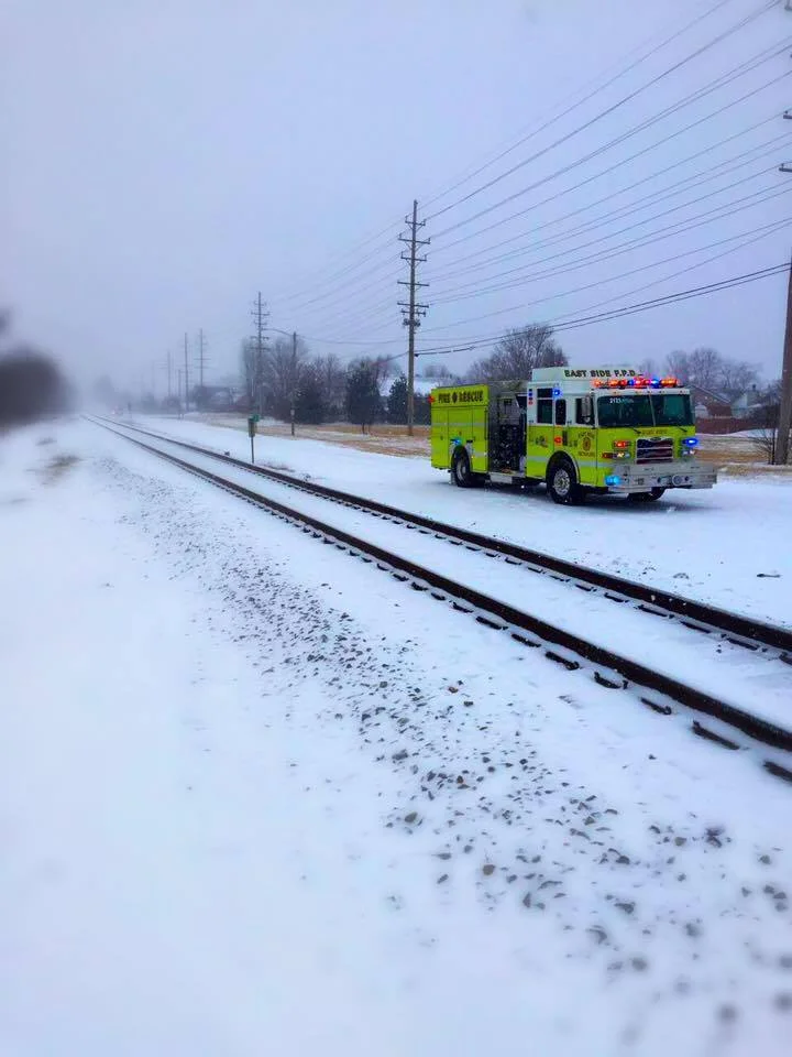 In February 2016, East Side responded to a bus that stalled-out while crossing the railroad tracks at East 'B' Street Rd and Green Mount Blvd. The bus was successfully moved off the tracks before any trains approached the intersection. 