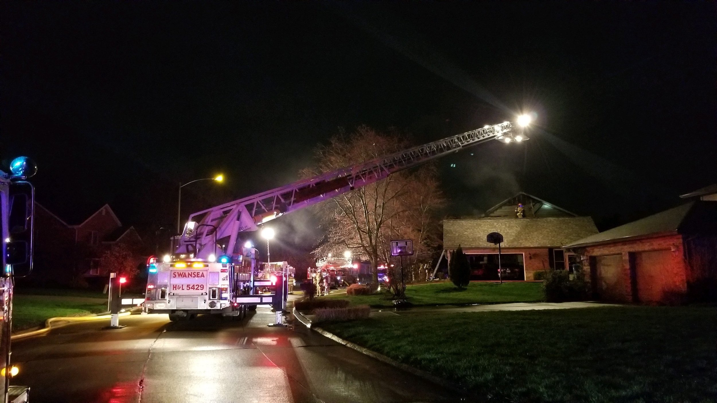  On 04/08/19, East Side Fire responded mutual aid to Swansea Fire Department for a residential structure fire. Firefighters assisted with fire suppression and overhaul. A quick knock down by the initial crews resulted in limited fire and smoke damage