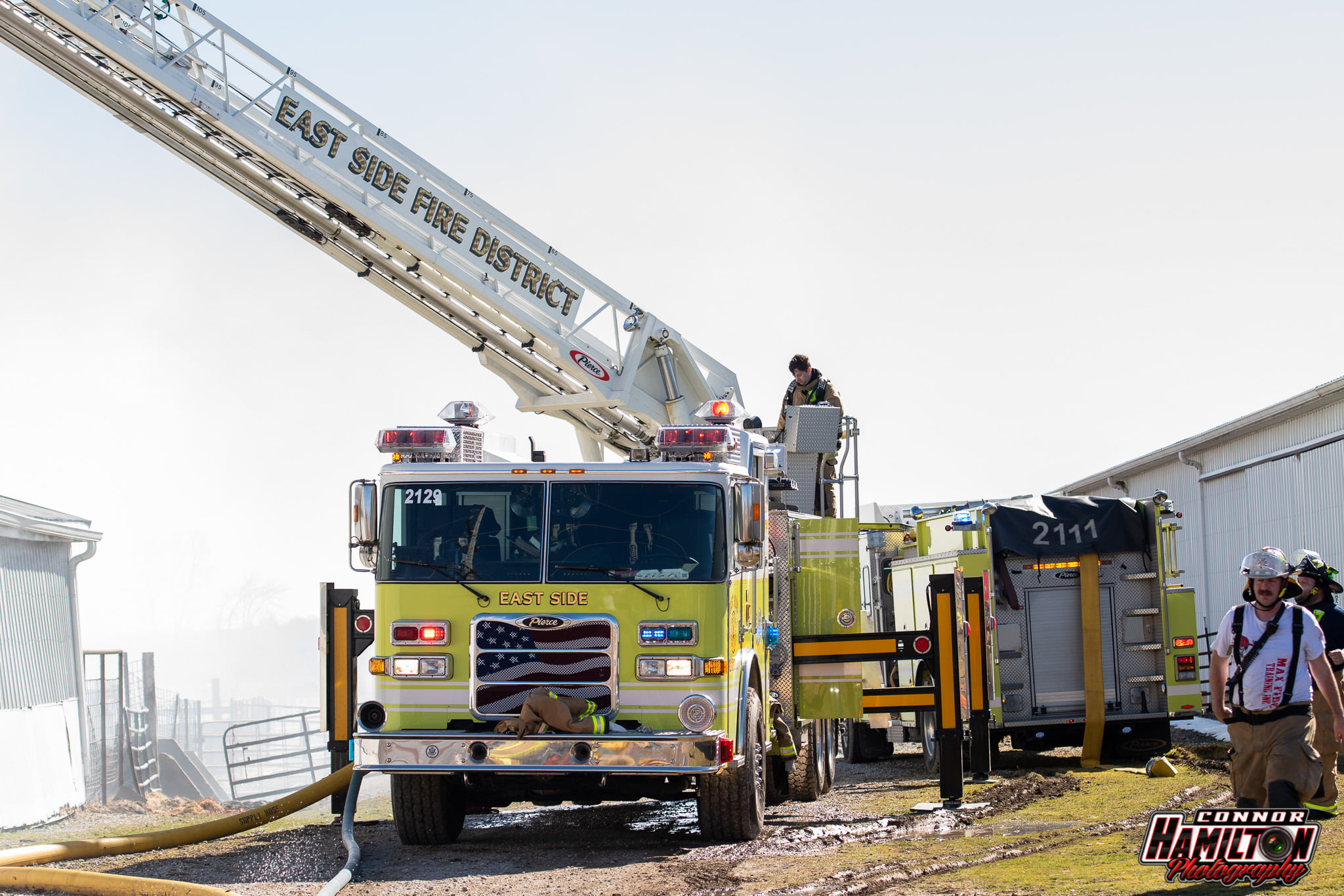  On 02/24/2021, the East Side Fire Department responded mutual aid to Mascoutah Fire Department for a barn fire.  