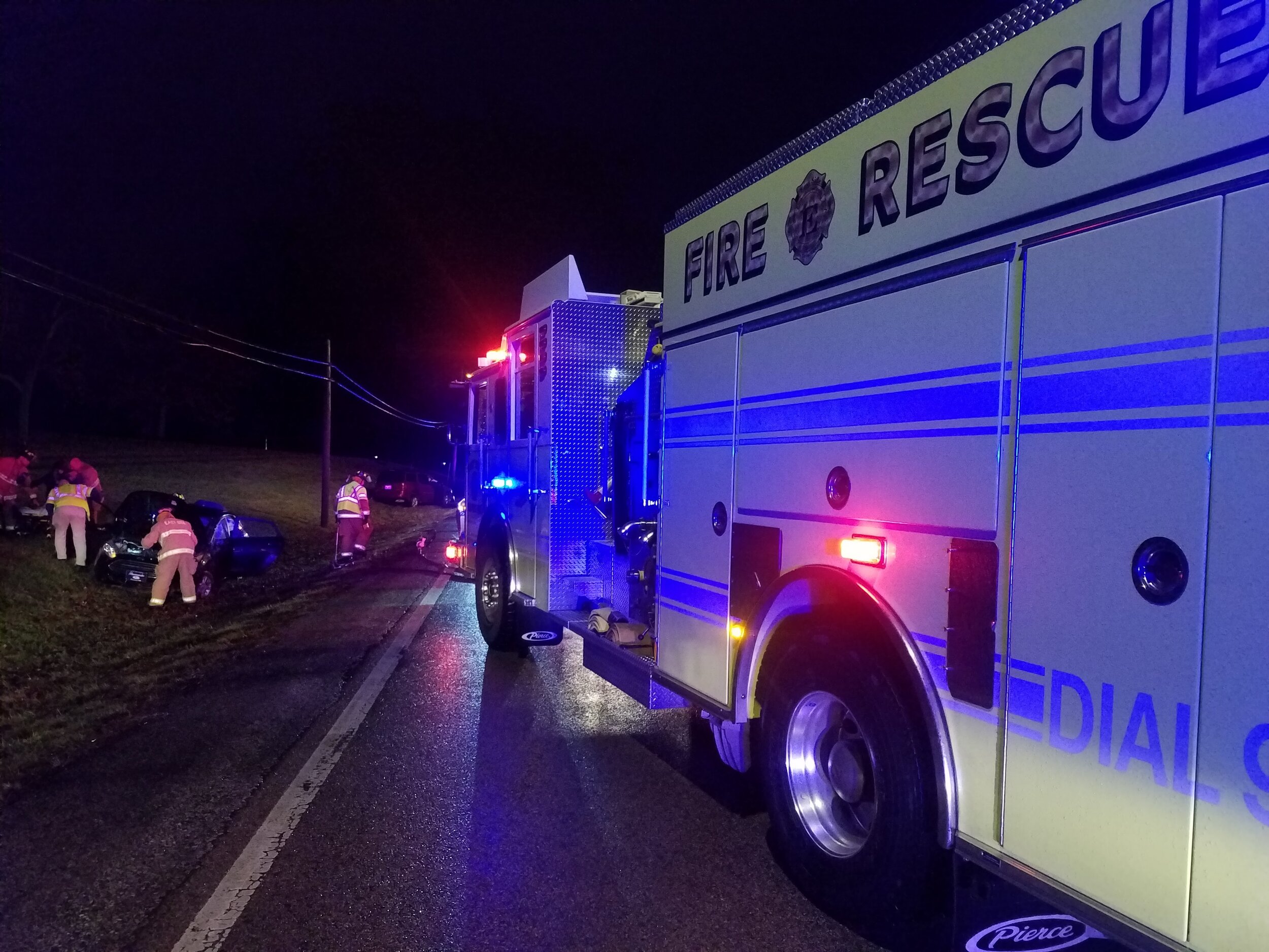  On 12/28/2019, The East Side Fire Department responded for a vehicle accident near Lebanon Ave and St. John Dr. Upon arrival, firefighters located two vehicles with significant damage. Firefighters utilized hydraulic extrication equipment to provide