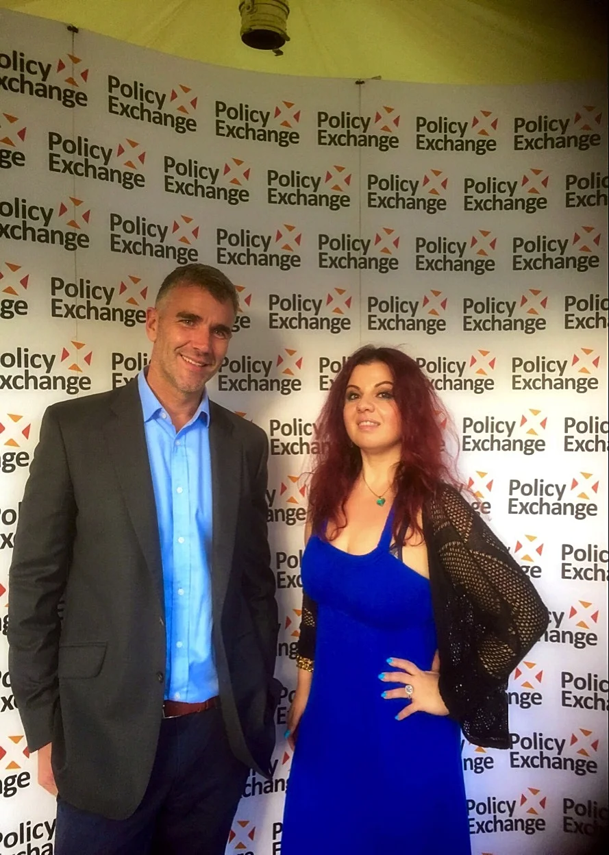 At Policy Exchange summer party, 2016