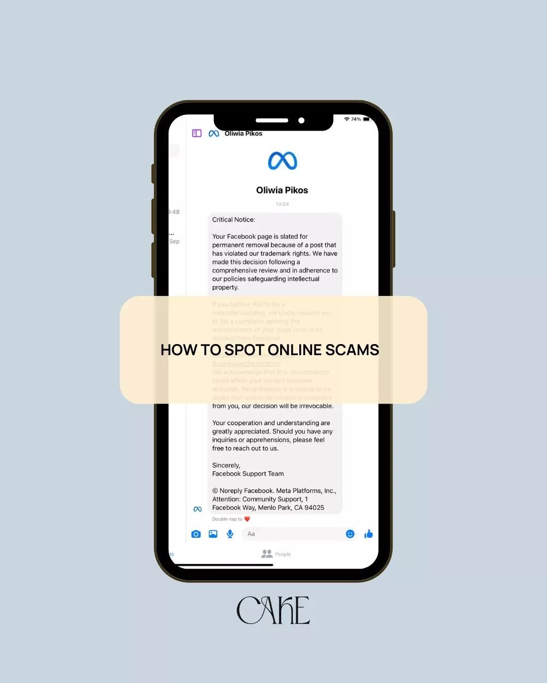 How to spot a scam&nbsp;from the real deal&nbsp;👀

The role into your DMs and seem so sincere, professional and legit. Unfortuantely, online scams are becoming the norm as we increasingly use online tools for everything from communication to banking