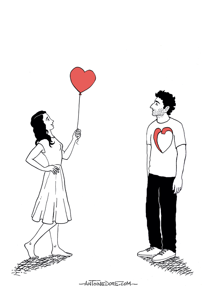Broken hearts: Balloon
