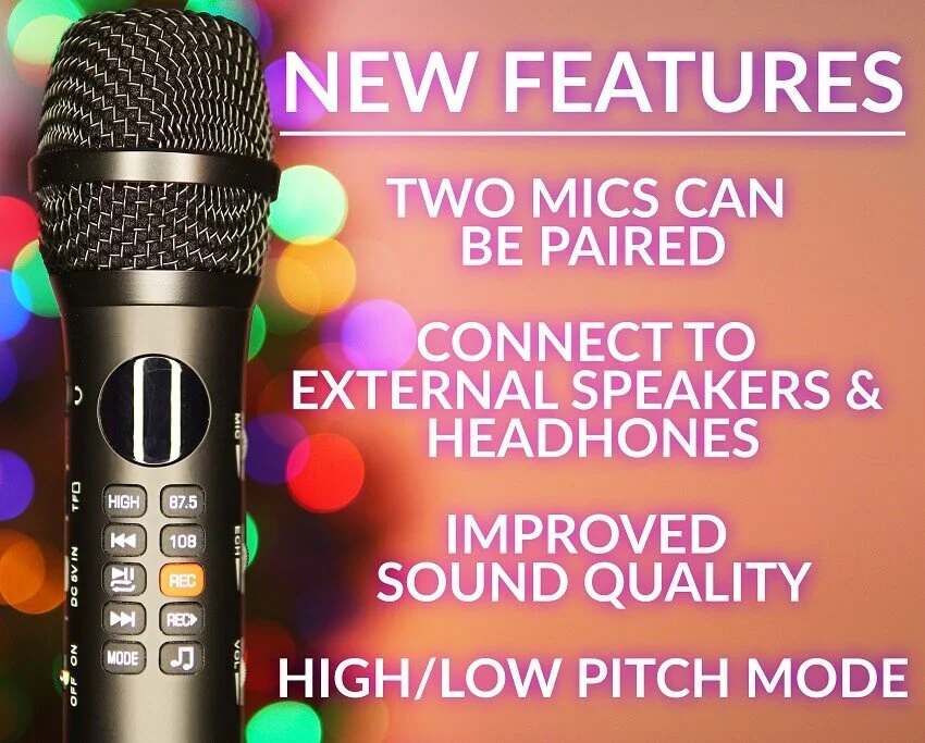 K Hero™ Pro MAX 2 Portable Karaoke Microphone — K HERO
