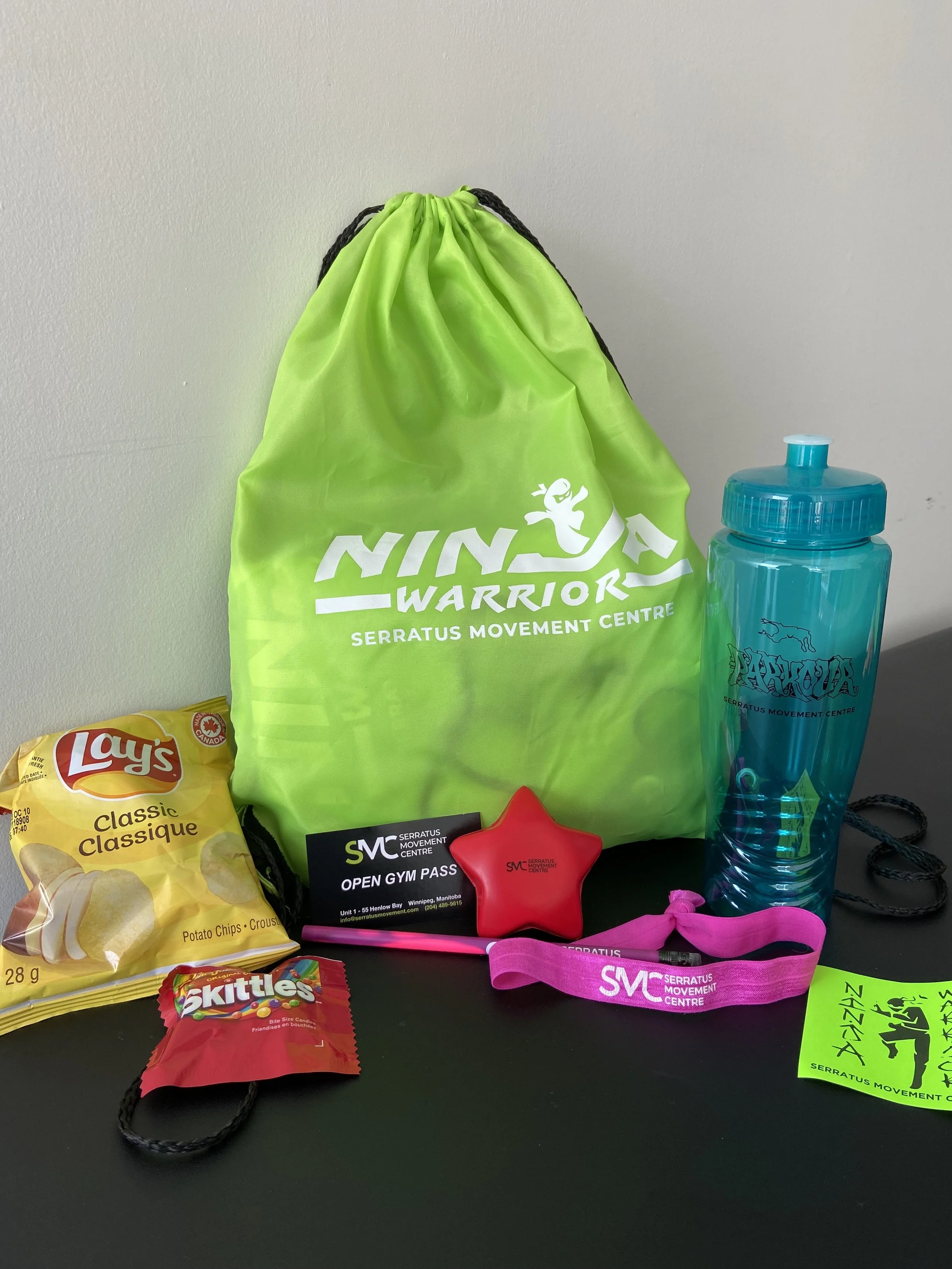 Loot Bags & Add Ons — Serratus Movement Centre
