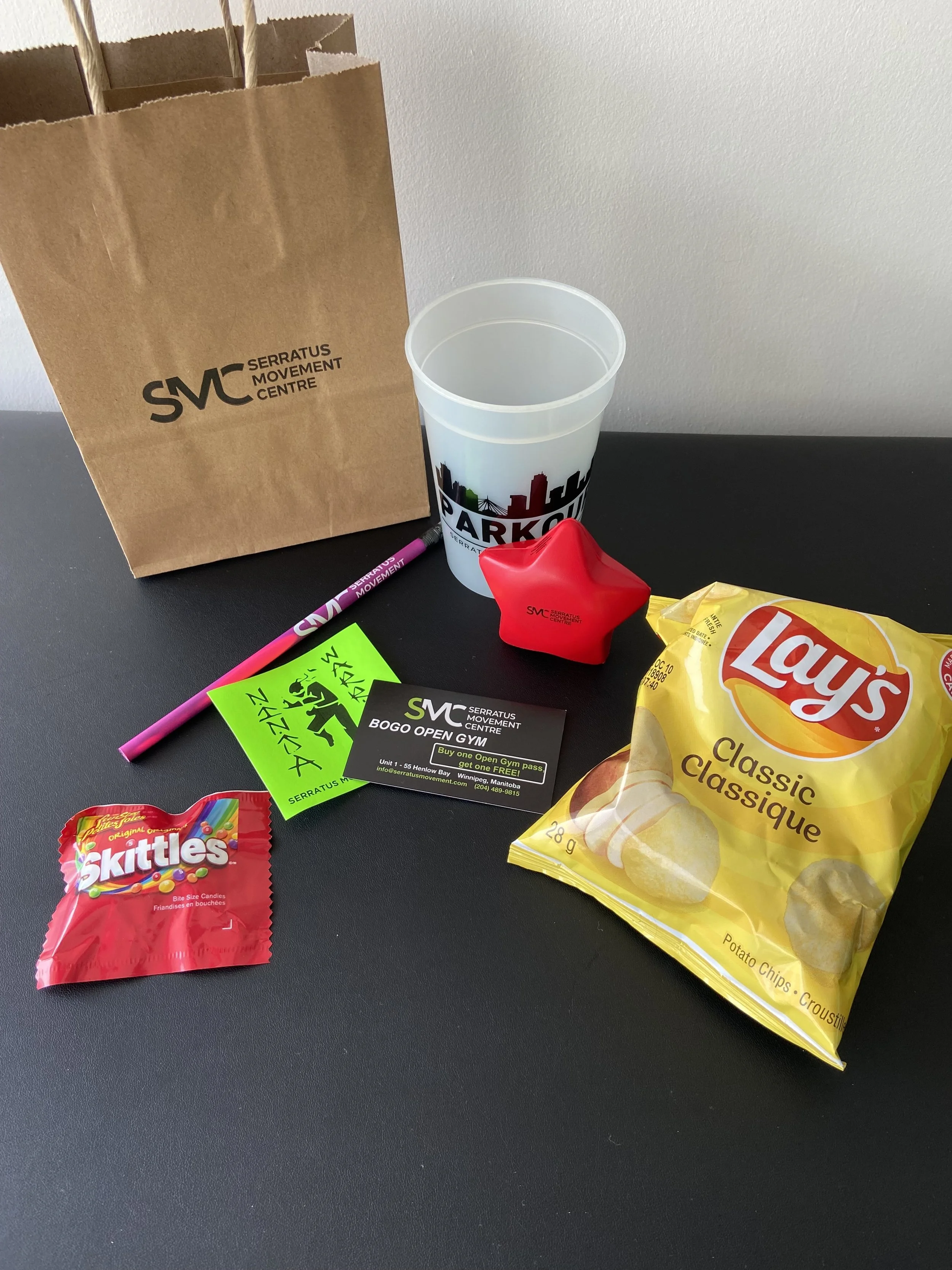 Loot Bags & Add Ons — Serratus Movement Centre