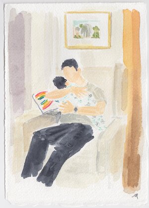 minhee-park-cho-brooklyn-new-york-painter-watercolor-new-dad-gift.jpeg