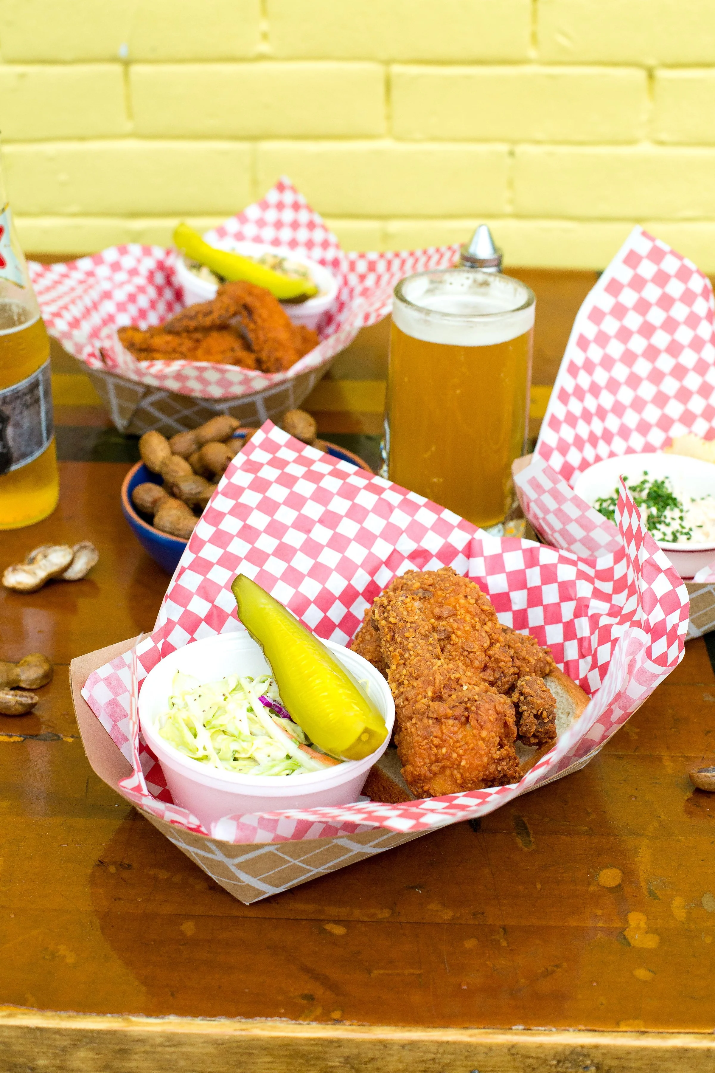 A fried chicken feast in Los Angeles