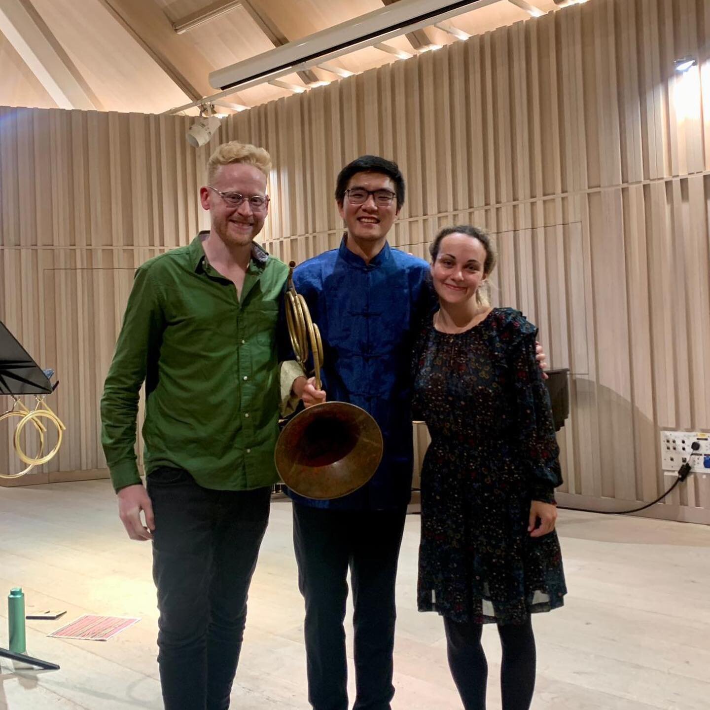 Truly humbled to hear @naturally_isaac play my new piece Sgraffito in his recital of music (both brand new and centuries old) for natural horn at my alma mater @royalacademyofmusic this evening 🥹 

Thanks Isaac for your wonderful performance and tir
